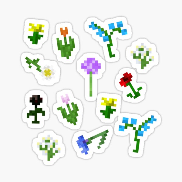 Pixel Garden Sticker