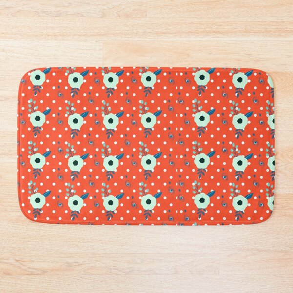 Item preview, Orange floral Pattern  designed and sold by Nora Gad.