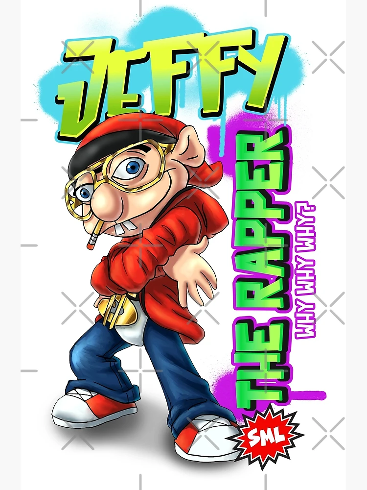 Poster for Sale avec l'œuvre « SML Jeffy » de l'artiste Crazycrazydan