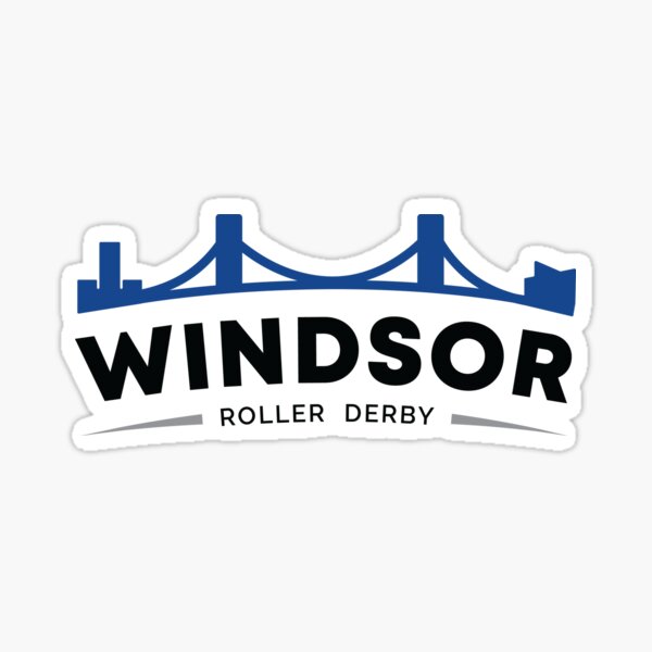 Windsor Roller Derby - Signature Logo Sticker