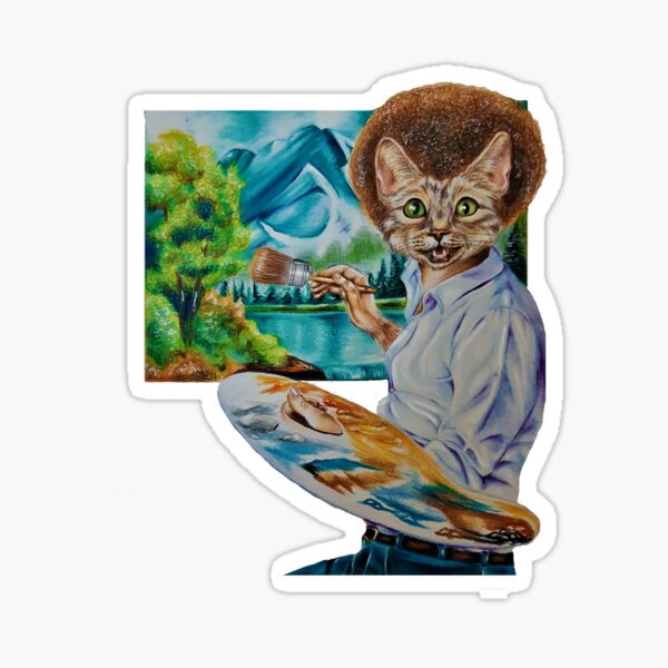 Bob Ross Roblox Sticker