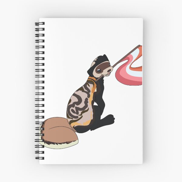Item preview, LGBT+ Marbled Polecat - Lesbian - designed and sold by DovahCourts.