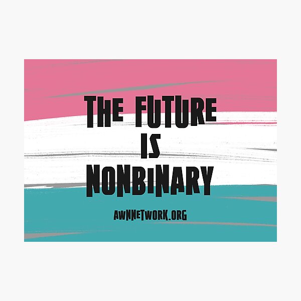 Trans Pride: Future is Nonbinary Photographic Print