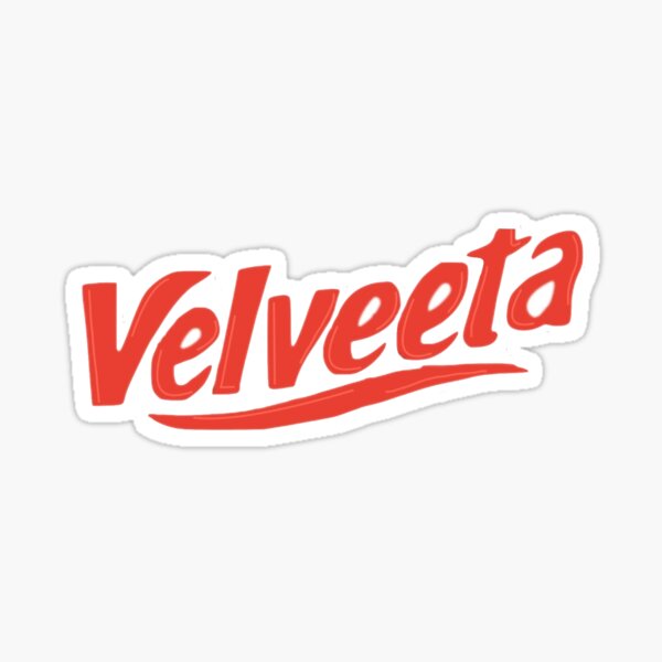 Velveeta Logo Sticker