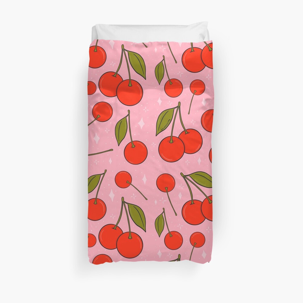 Cherries on Top Duvet Cover