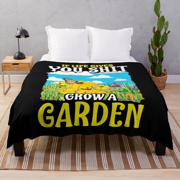 Item preview, If Life Gives You Shit Grow A Garden Gardening Pun designed and sold by perfectpresents.