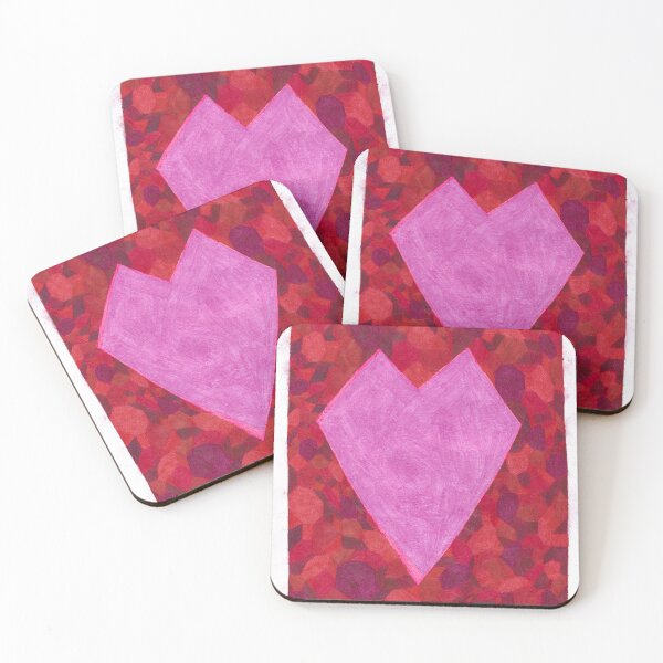 Item preview, Valentine's Day Design with Geometric Background designed and sold by Caseymakesart.