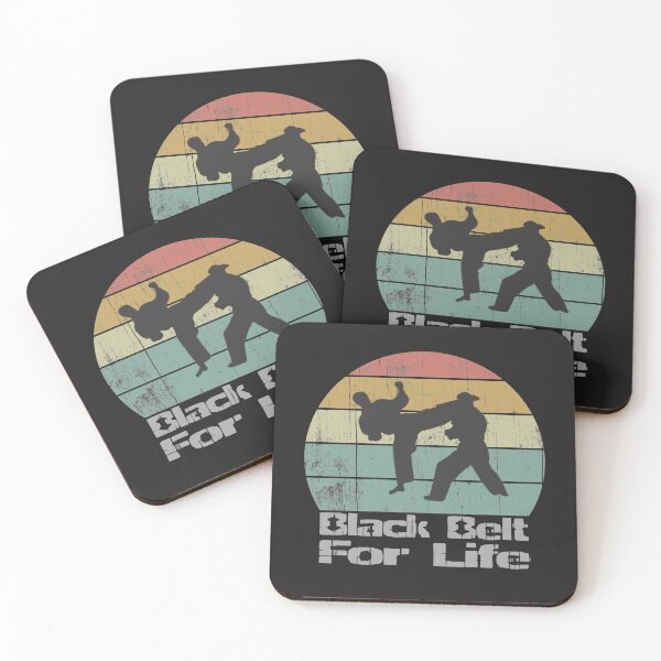 Item preview, Vintage Black Belt For Life Karate Retro Martial Arts designed and sold by UrbanHype.