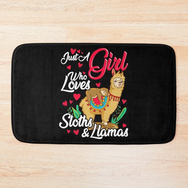 Item preview, Cute Just A Girl Who Loves Sloths & Llamas designed and sold by perfectpresents.