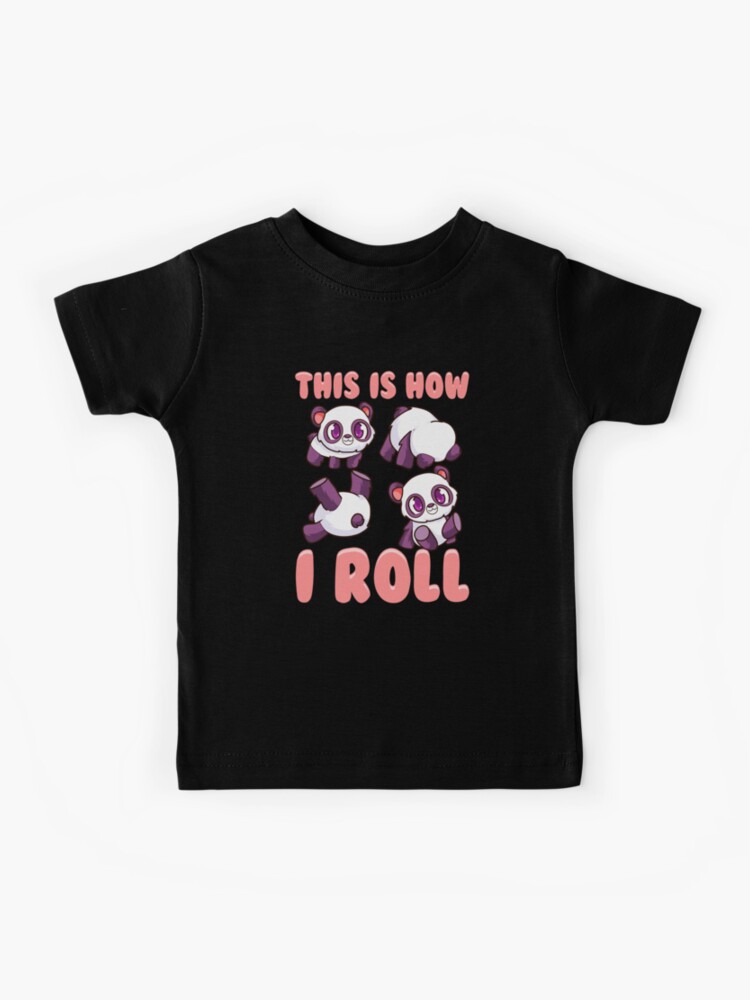 Cute Panda Shirt Little Funny Bear This Is How I Roll Shirt Cute Panda Shirt Little Funny Bear This Is How I Roll Shirt