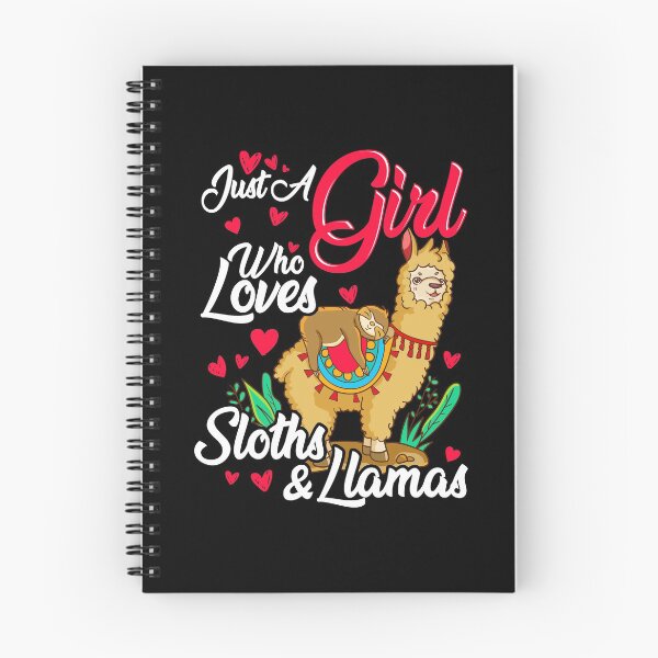 Item preview, Cute Just A Girl Who Loves Sloths & Llamas designed and sold by perfectpresents.