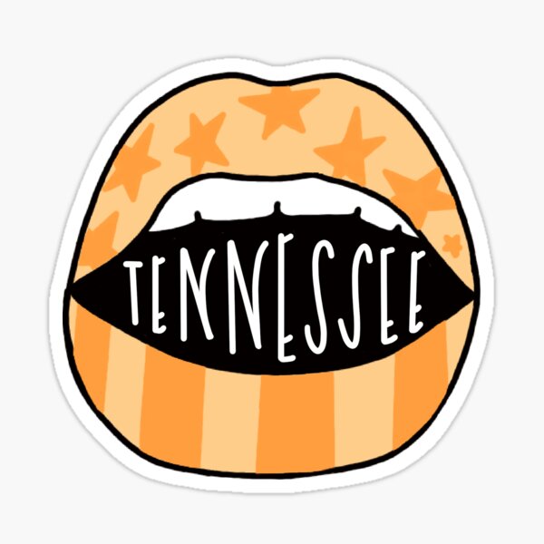 University of Tennessee Lips Sticker