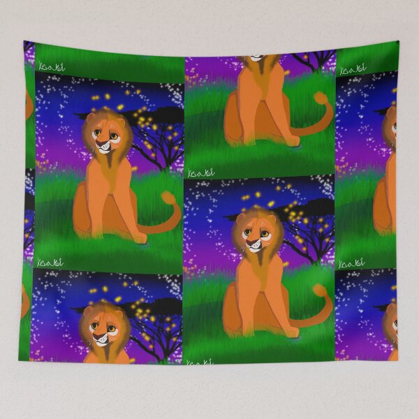 Item preview, Lion At Midnight designed and sold by kevakoi.