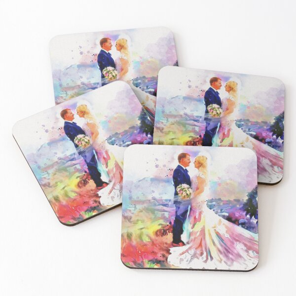 Item preview,  Custom Wedding  Portrait 4 designed and sold by Nora Gad.