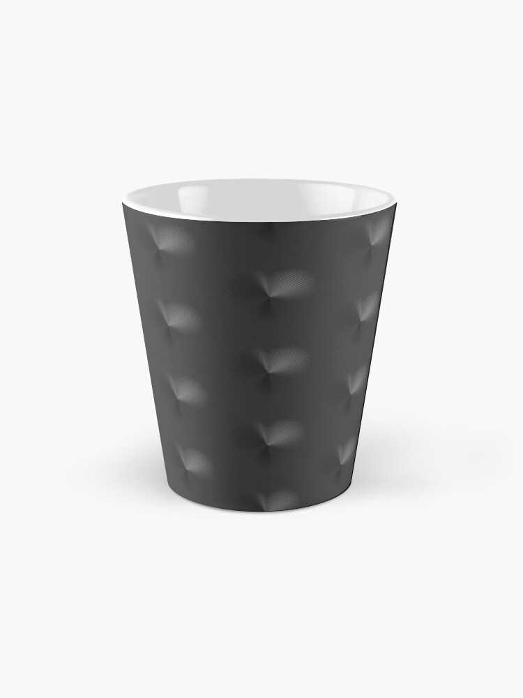 Alternate view of Angle Gradient on Halftone Heart (Charcoal) NOIR Coffee Mug