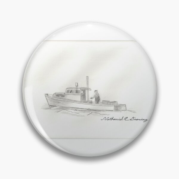 Item preview, Lobsterman's Boat [Graphite Pencil] designed and sold by Nathaniel E. Dearing.