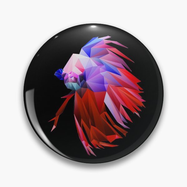 Item preview, Red Crowntail Betta Splendens designed and sold by Maja Andreassen.