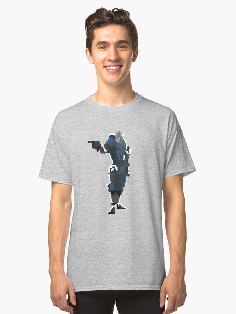 Alternate view of Retro Garrus Vakarian Classic T-Shirt