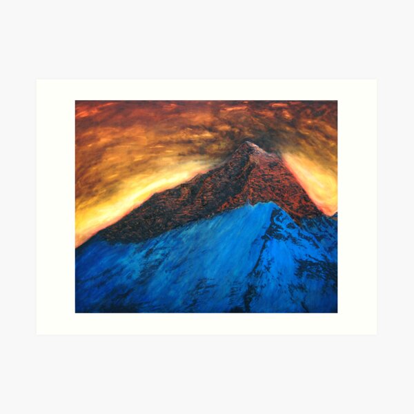 West ridge evening Art Print