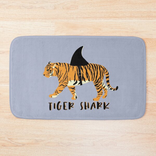 Item preview, Tiger Shark - Tiger with a shark fin design designed and sold by tinytiger77.