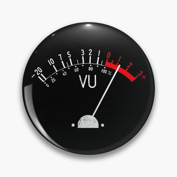 Item preview, Vintage VU Meter (distressed white) designed and sold by siggyspatsky.