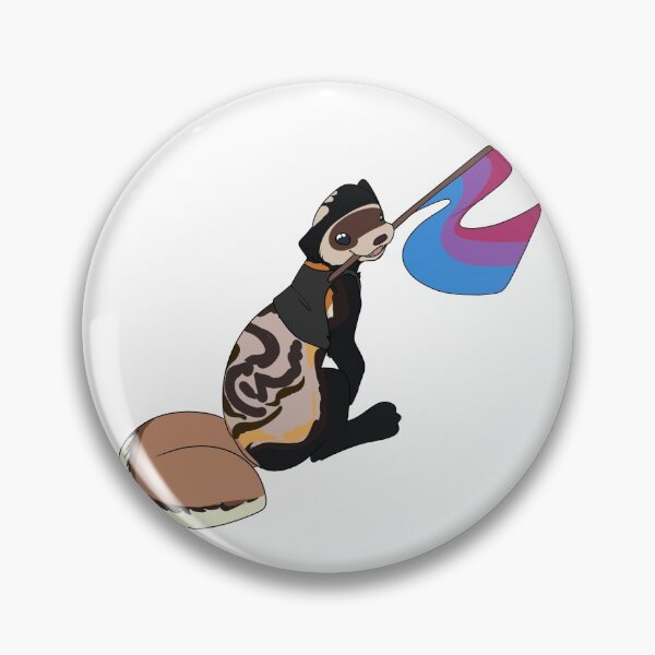Item preview, LGBT+ Marbled Polecat - Bisexual - Binder designed and sold by DovahCourts.