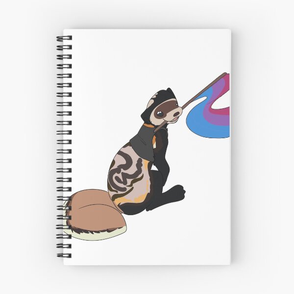 Item preview, LGBT+ Marbled Polecat - Bisexual - Binder designed and sold by DovahCourts.