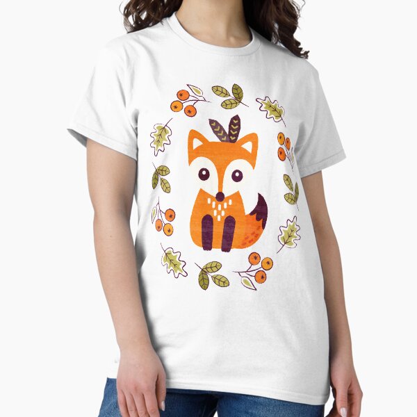 Item preview, Little Red Fox with Autumn Berries designed and sold by Daisy Beatrice.