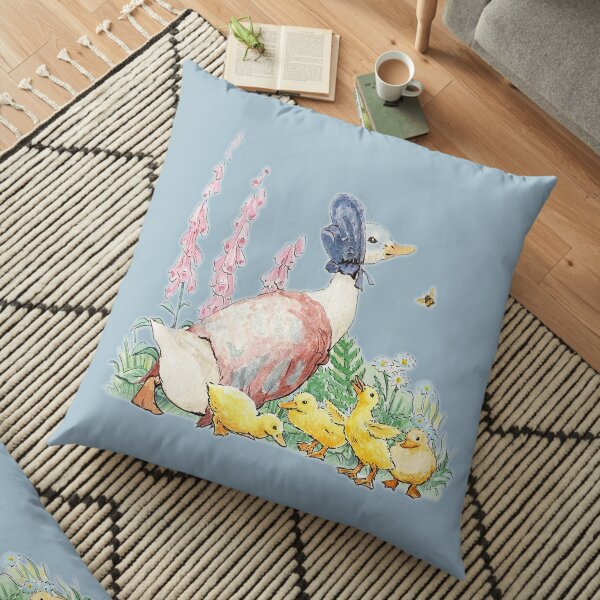 Jemimah Puddle-Duck - Beatrix Potter Floor Pillow