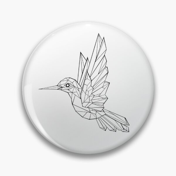 Item preview, Polygonal Hummingbird designed and sold by Blackmoon9.