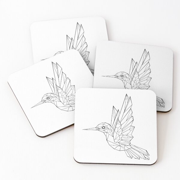 Item preview, Polygonal Hummingbird designed and sold by Blackmoon9.