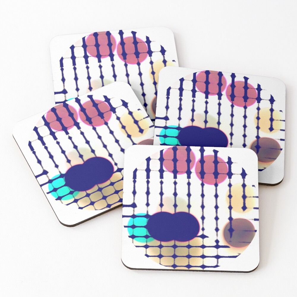 Item preview, Coasters (Set of 4) designed and sold by HeadacheMachine.