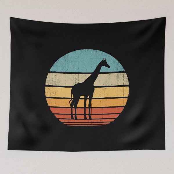 Item preview, Giraffe Retro Sunset Vintage 60s 70s Shirt for Men Women Boys Girls Kids designed and sold by LiqueGifts.