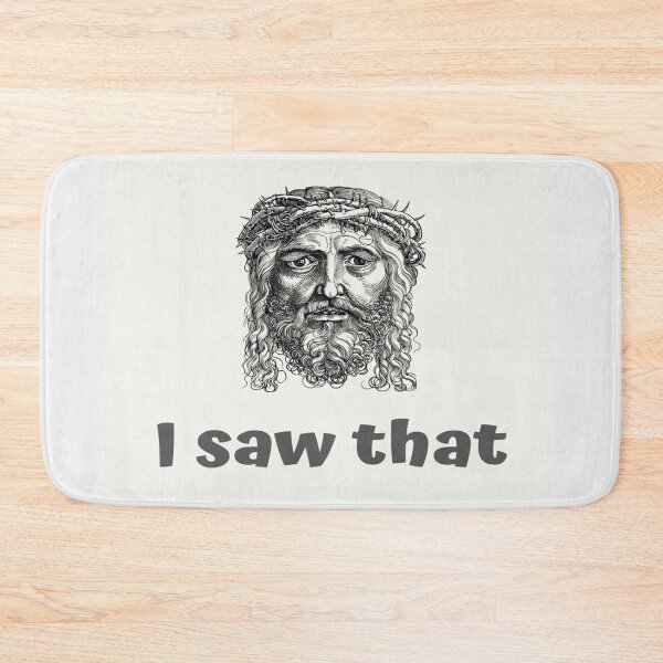 Item preview, I saw that, Jesus Peeking, Funny Jesus Meme designed and sold by olegarh.
