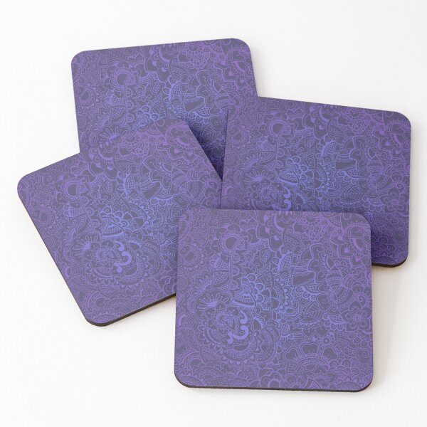 Item preview, Henna Doodles (Purple & Blue) designed and sold by Hardly Happenstance.