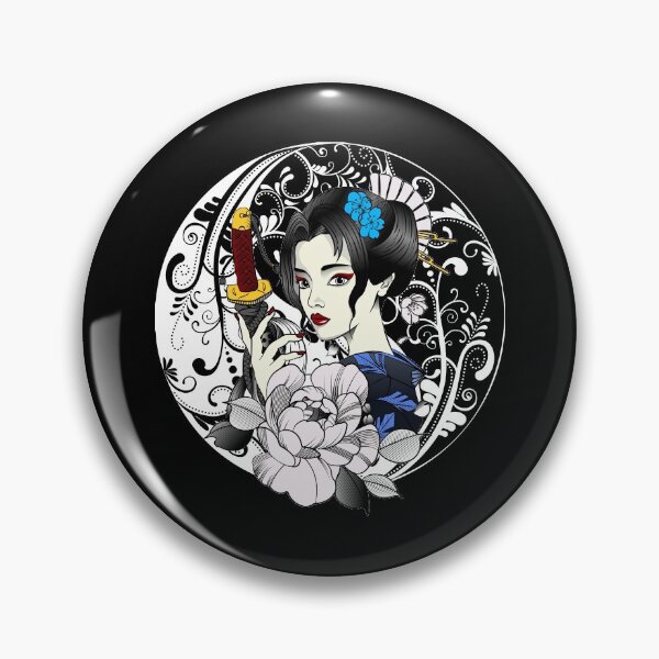 Item preview, Yin Yang Samurai girl. designed and sold by emphatic.
