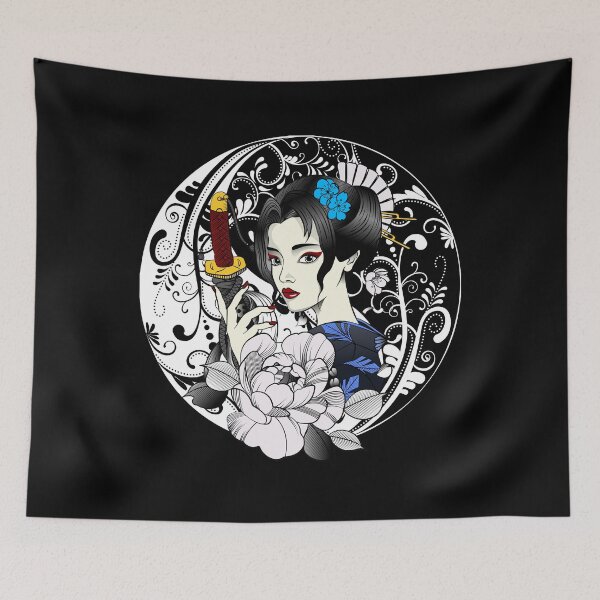 Item preview, Yin Yang Samurai girl. designed and sold by emphatic.