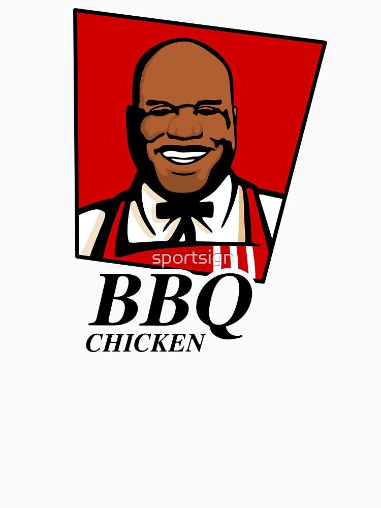 "BBQ Chicken Shaq Basketball Basketball Meme" Tshirt by sportsign