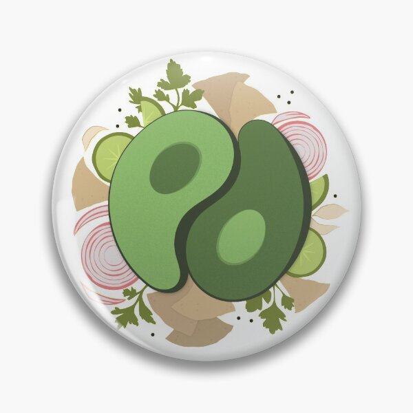 Item preview, the duality of guac, avocado yin yang, holy guacamole designed and sold by MicsPics.
