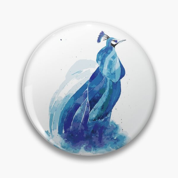 Item preview, Royal Blue Peacock designed and sold by Aquarela1.