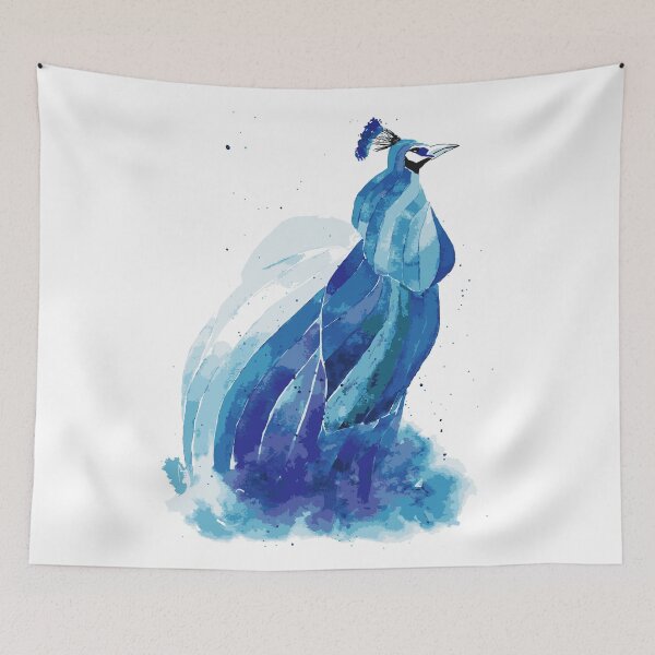 Item preview, Royal Blue Peacock designed and sold by Aquarela1.