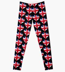 British Union Jack Flag - United Kingdom UK - Heart Leggings
