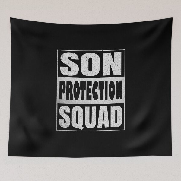 Item preview, Son Protection Squad - Cute B-Day Party design designed and sold by Grabitees.
