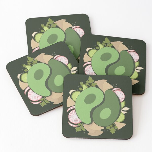 Item preview, la dualidad de guacamole, aguacate yin yang, guacamole sagrado designed and sold by MicsPics.