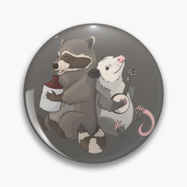 Item preview, Opossum and a Racoon playing instruments designed and sold by Mehu.