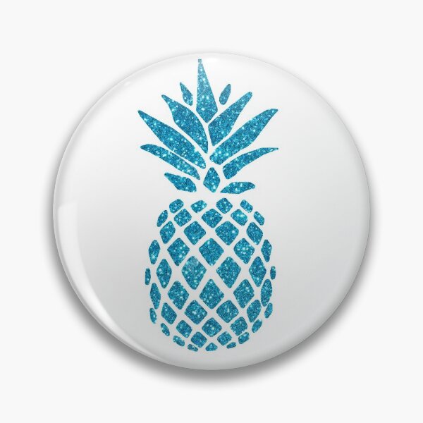 Item preview, Blue Glitter Pineapple designed and sold by maryedenoa.