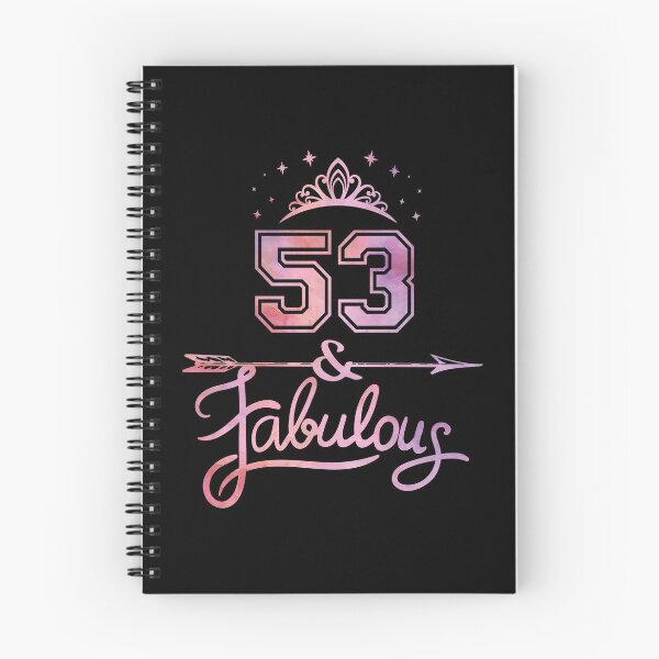 Item preview, Women 53 Years Old And Fabulous Happy 53th Birthday graphic designed and sold by Grabitees.