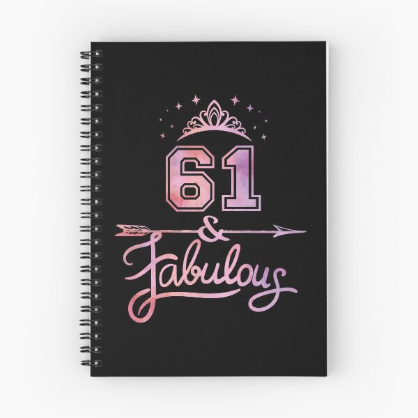 Item preview, Women 61 Years Old And Fabulous Happy 61st Birthday graphic designed and sold by Grabitees.