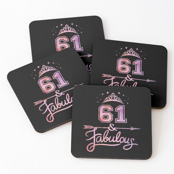 Item preview, Women 61 Years Old And Fabulous Happy 61st Birthday graphic designed and sold by Grabitees.