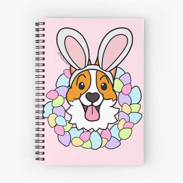 Item preview, Easter Corgi Egg Wreath  designed and sold by SPufferART.